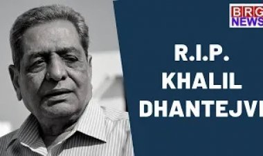 Rip Khalil dhantejvi : renowned poet of Gujarat Khalil dhantejvi died at 82 today