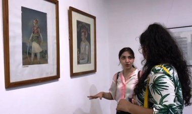 कलानगरी में कला गुरु रविशंकर रावल और सोमलाल शाह के तीन के चित्र प्रदर्शन की आज से हुई शुरुआत...