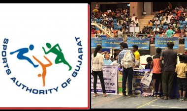 समा स्पोर्ट्स कॉम्प्लेक्स में जिला स्तरीय स्पोर्ट्स स्कूल के लिए राज्य स्तरीय प्रवेश समारोह का आयोजन