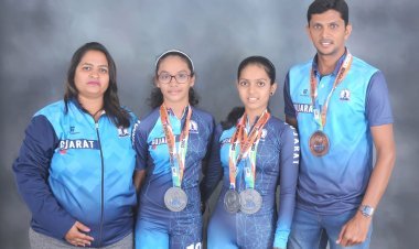 बड़ोदा डिस्ट्रिक रोलर स्केटिंग एसो को राष्ट्रीय स्तर की स्केटिंग प्रतियोगिता में 2 रजत व 2 कांस्य पदक
