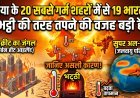 दुनिया केे 20 सबसे गर्म शहरों में से 19 भारत में, बड़ी है भट्ठी की तरह तपने की वजह !
