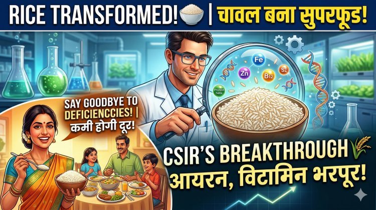 आयरन और विटामिन की कमी होगी दूर, वैज्ञानिकों ने तैयार किया सेहत वाला 'सुपर राइस' !