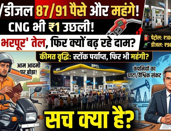 आज पेट्रोल 87 पैसे, डीजल 91 पैसे और महंगा;देश में भरपूर है पेट्रोल-डीजल, फिर क्यों बढ़ती जा रहीं कीमतें