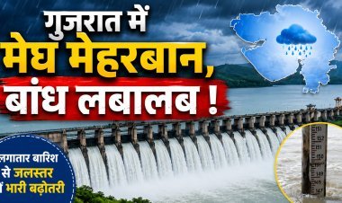 गुजरात में मानसून का दौर, 13 बांध लबालब और 21 पर 'हाई अलर्ट' !