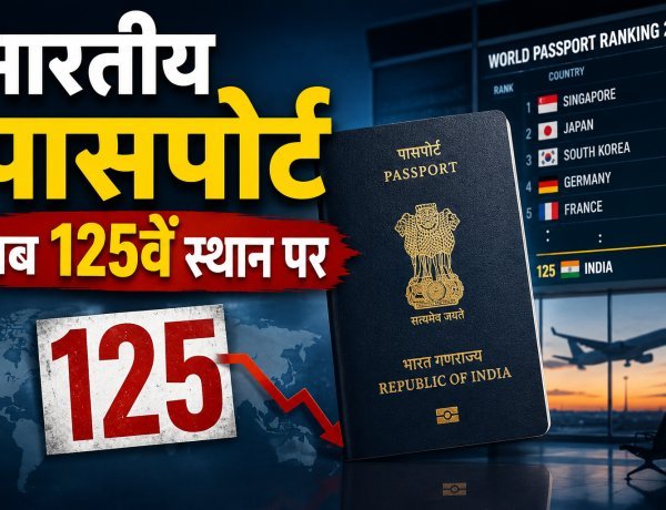 ग्लोबल पासपोर्ट इंडेक्स 2026: भारतीय पासपोर्ट की रैंकिंग में एक और गिरावट !