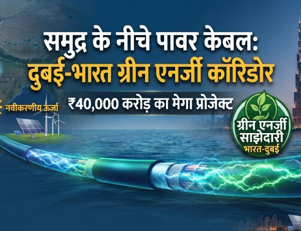 अब दुबई से आएगी बिजली; भारत की नई ऊर्जा क्रांति की ओर एक कदम...
