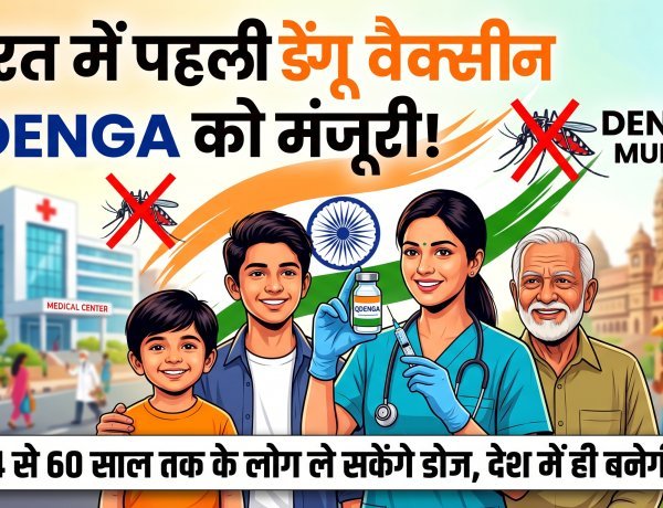 भारत में पहली डेंगू वैक्सीन QDENGA को मिली हरी झंडी !