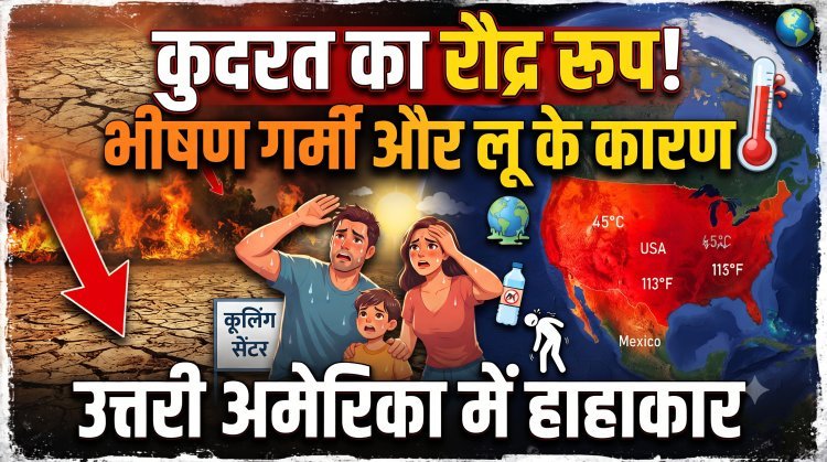 अमेरिका, कनाडा और मेक्सिको में गर्मी का कहर जारी !