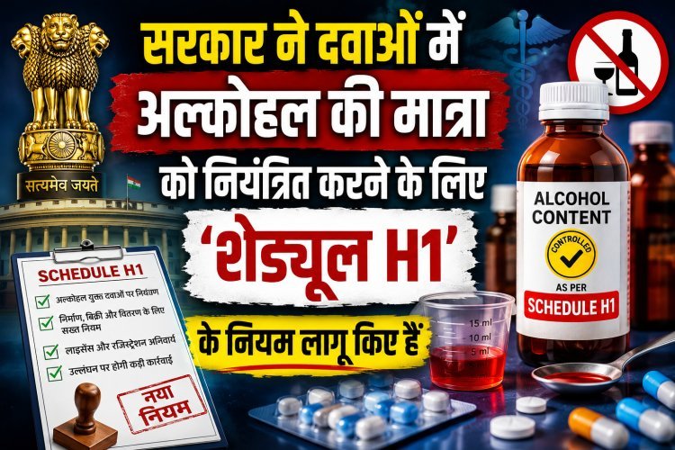 अब उच्च अल्कोहल वाली दवाओं को केवल प्रिस्क्रिप्शन पर ही बेचा जा सकेगा...