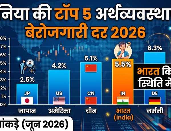 भारत 5वीं सबसे बड़ी इकॉनमी, लेकिन बेरोजगारी कितनी ?