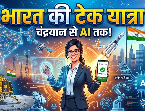 चाँद पर तिरंगा, मुट्ठी में UPI;यह है नया भारत !
