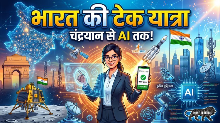 चाँद पर तिरंगा, मुट्ठी में UPI;यह है नया भारत !
